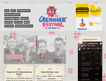 Tablet Screenshot of greidhoekfestival.nl